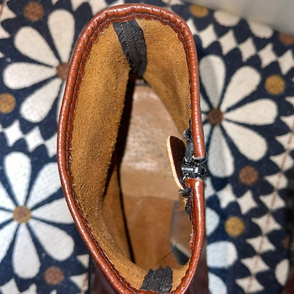 NEOLITE Goodyear Vintage Outsole Men’s  Brown Leather Ankle Boots Zip size 9 - Picture 8 of 12